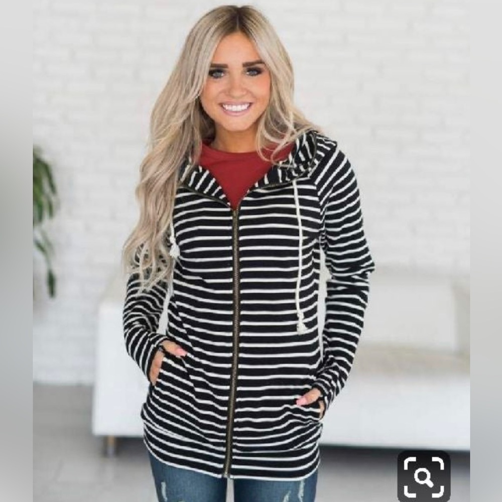 Ampersand Ave zip up hoodie